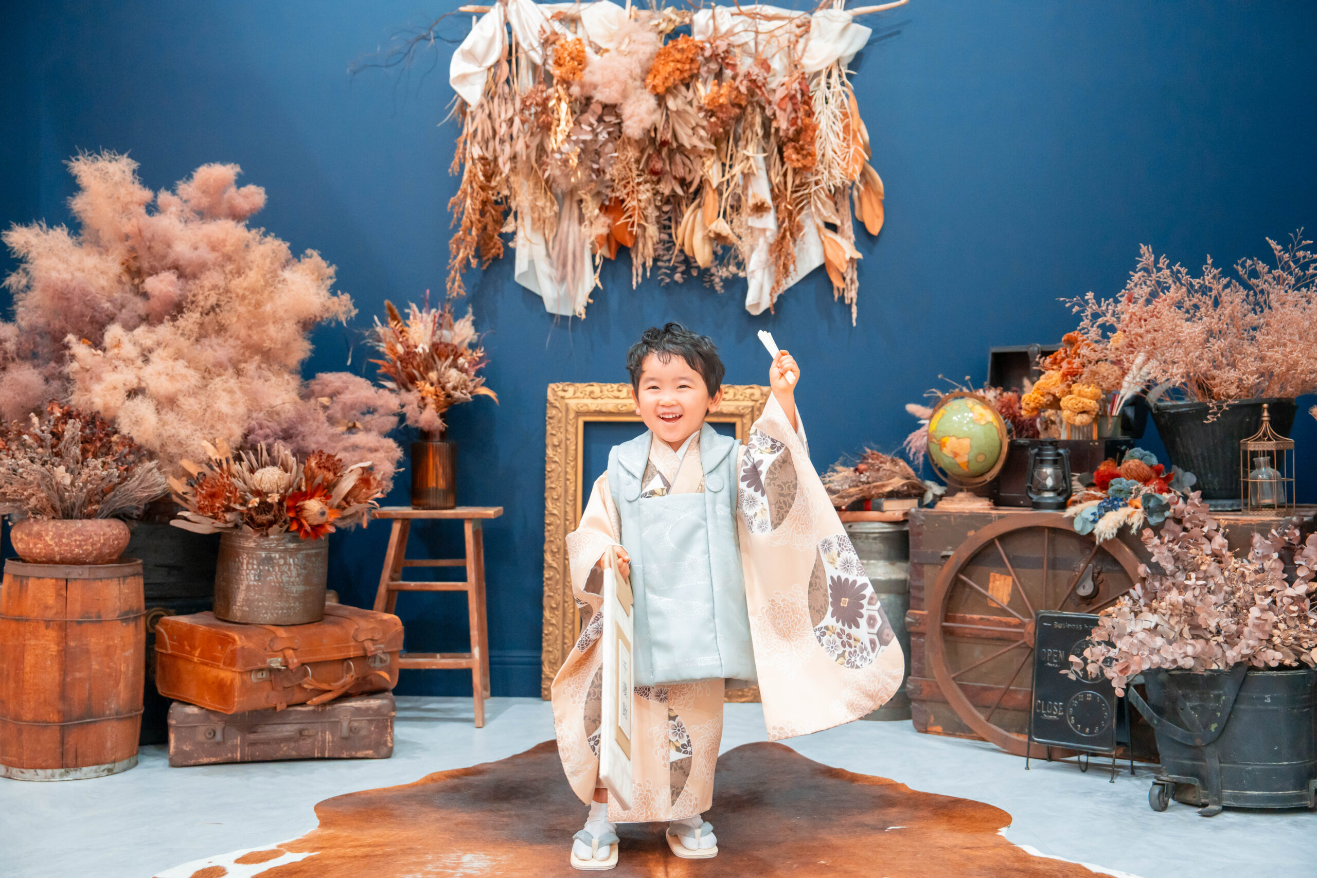 七五三は憧れのLantan フォトスタジオで。