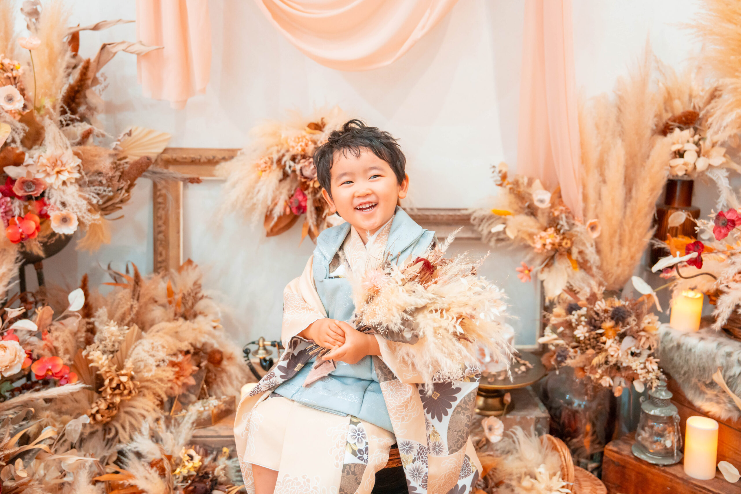 七五三は憧れのLantan フォトスタジオで。