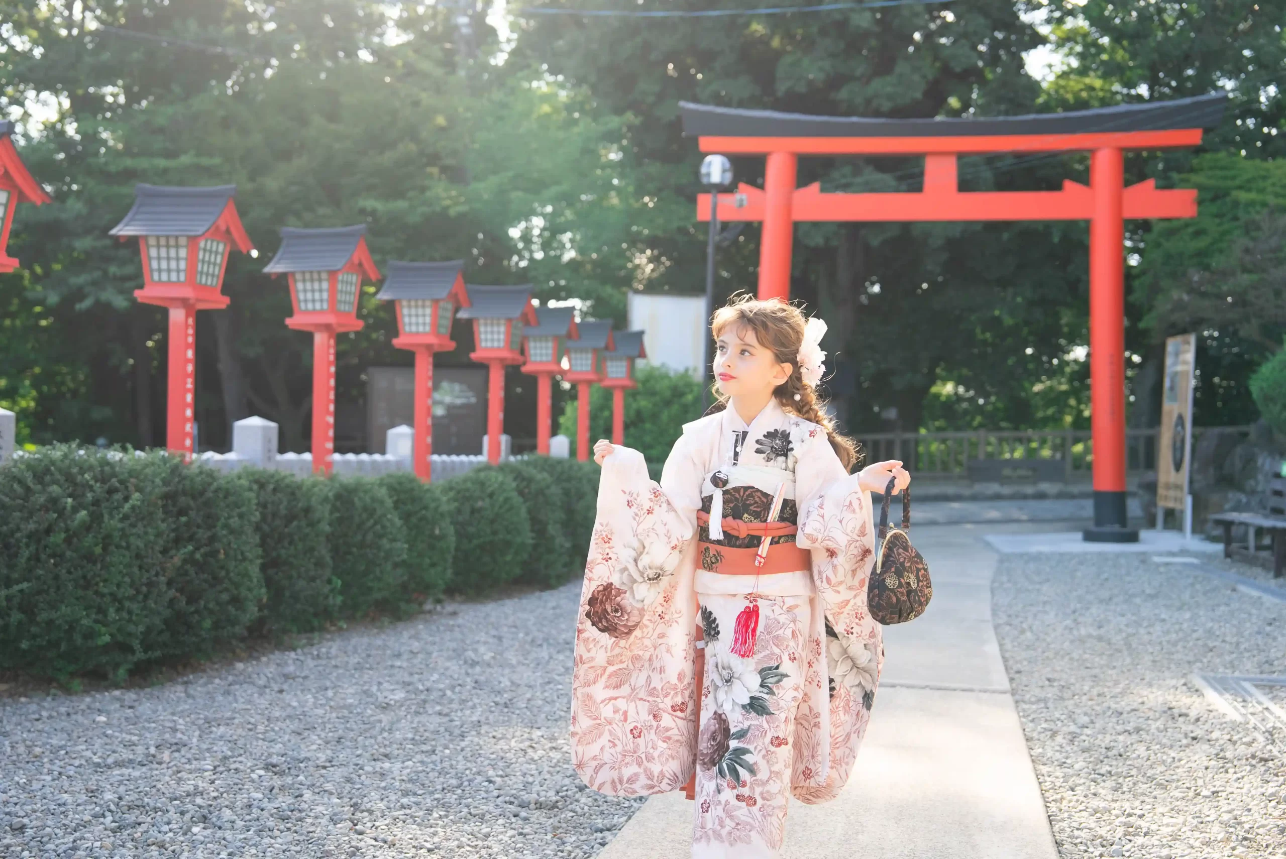 神社参拝着物レンタル